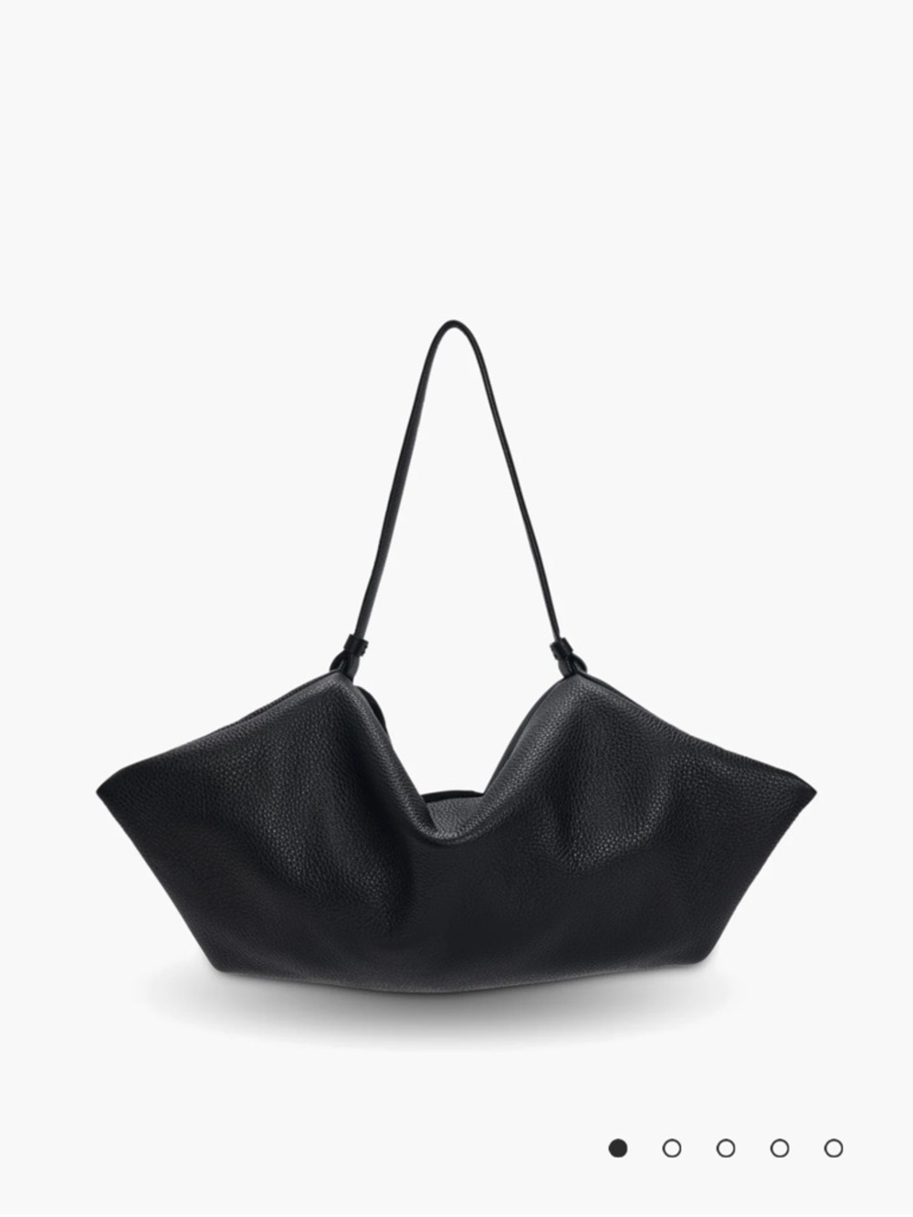 Altuzarra ORIGAMI BAG Black Women’s Leather Shoulder Bag - Minimal Slouch Tote